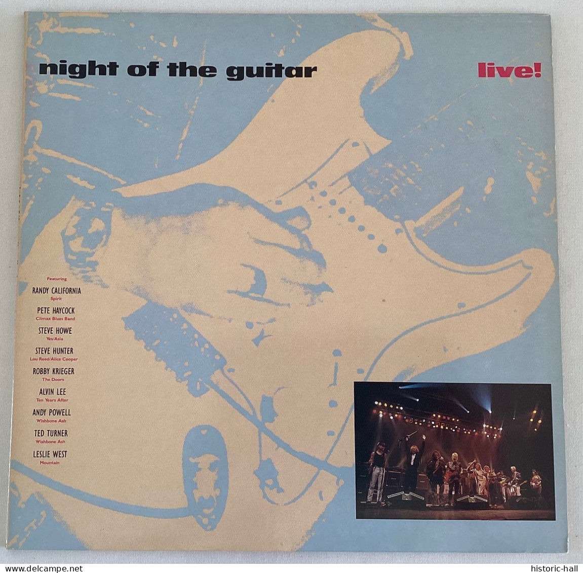 VARIOUS ARTISTS - Night On The Guitar Live - 2 LP - 1989 - French Press - Rock