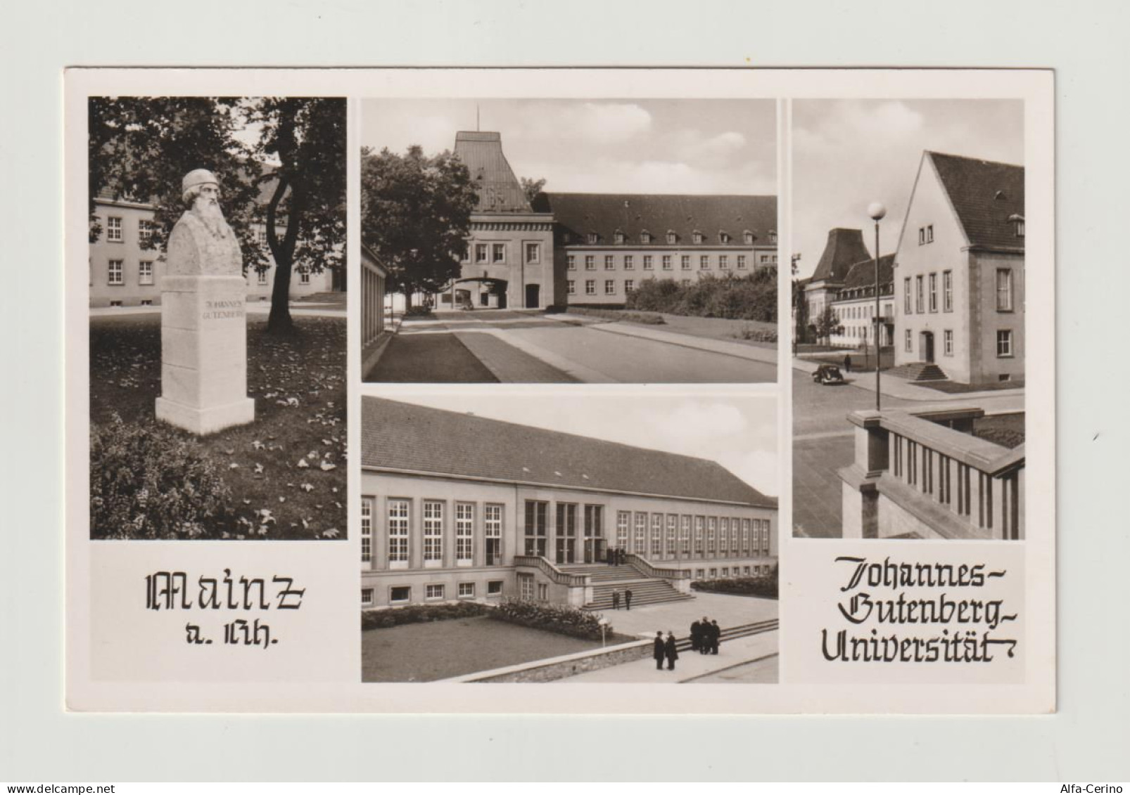 MAINZ  AM  RHEIN:  JOHANNES  BUTENBERG  UNIVERSITAT  -  BILDER  -  PHOTO  -  KLEINFORMAT - Ecoles