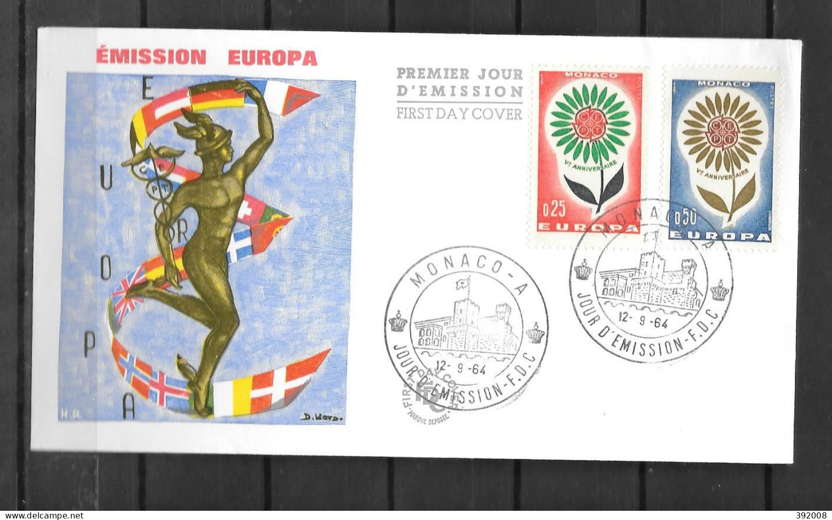 1964 - FDC - Monaco - 40  - 1964