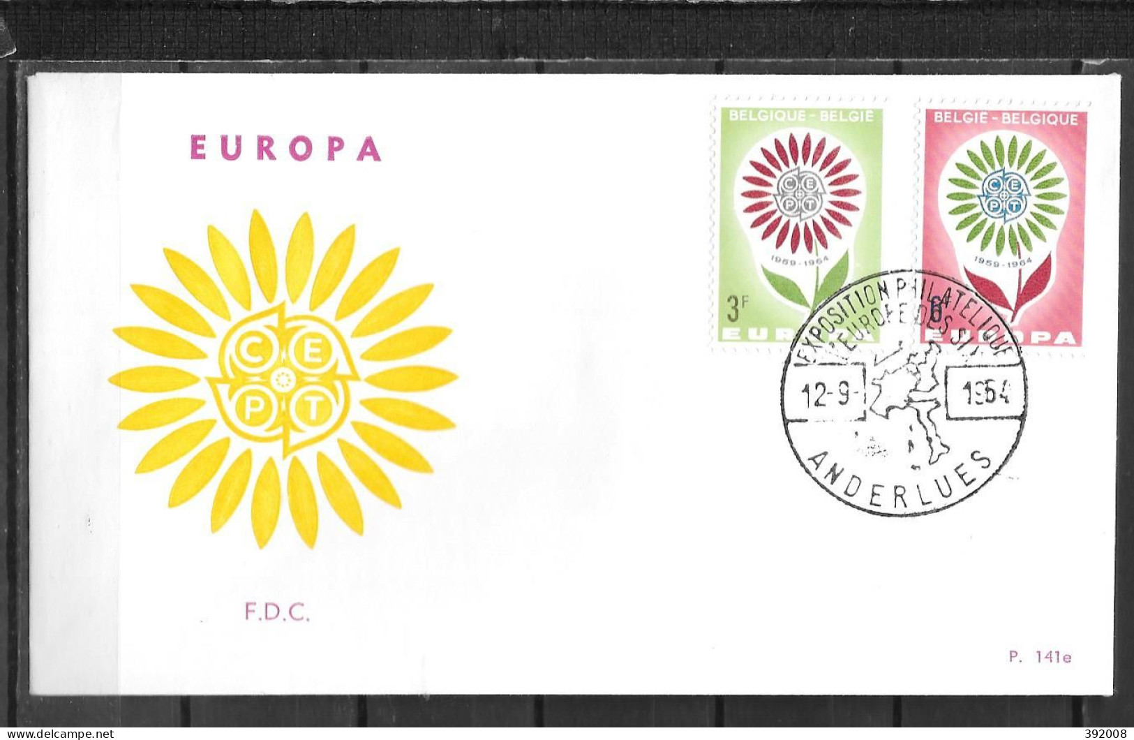 1964 - FDC - Belgique - 38 - 1964