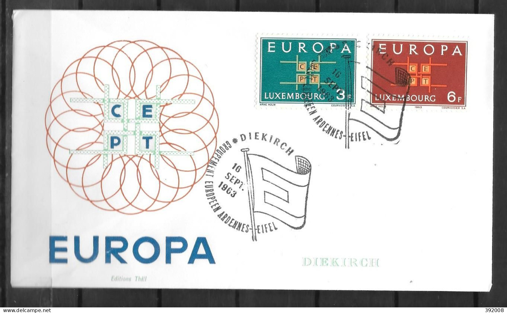 1963 - FDC - Luxembourg - 36  - 1963
