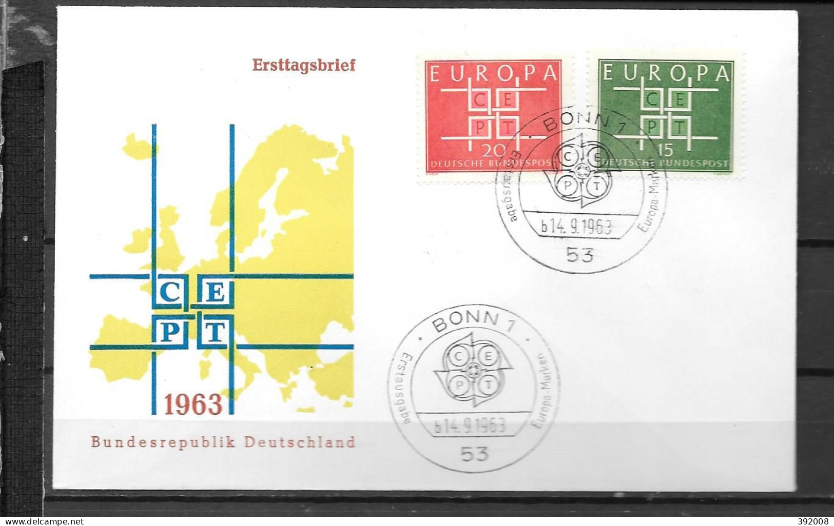 1963 - FDC - Allemagne - 35 - 1963