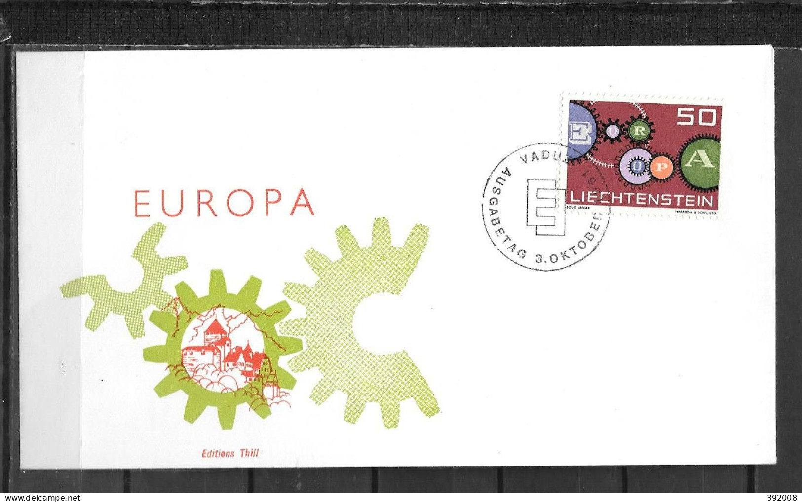 1961 - FDC - Liechtenstein - 30  - 1 - 1961