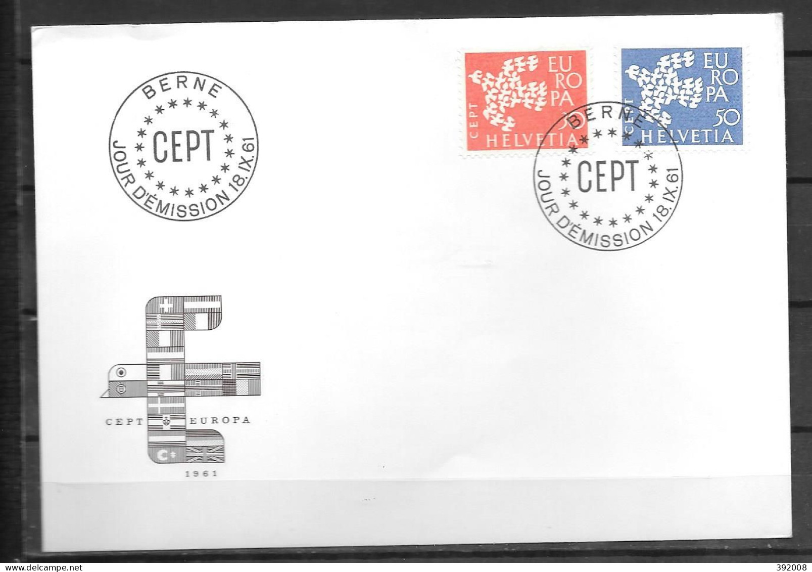 1961 - FDC - Suisse - 31  - 1 - 1961