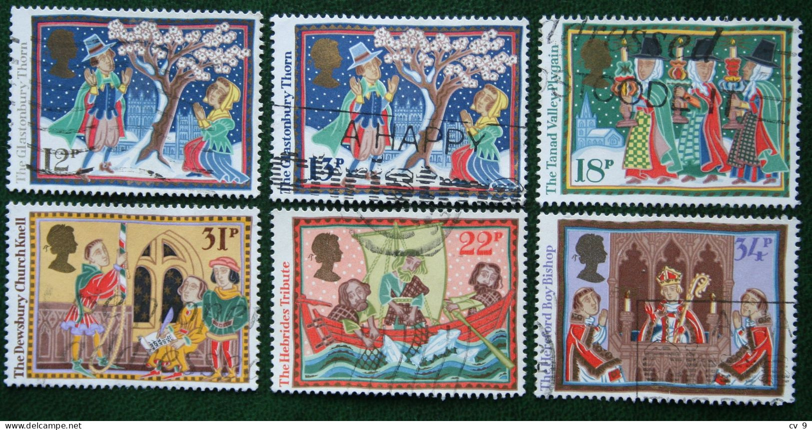 Natale Weihnachten Xmas Noel Christmas Mi 1091-1096 1986 Used Gebruikt Oblitere ENGLAND GRANDE-BRETAGNE GB GREAT BRITAIN - Used Stamps