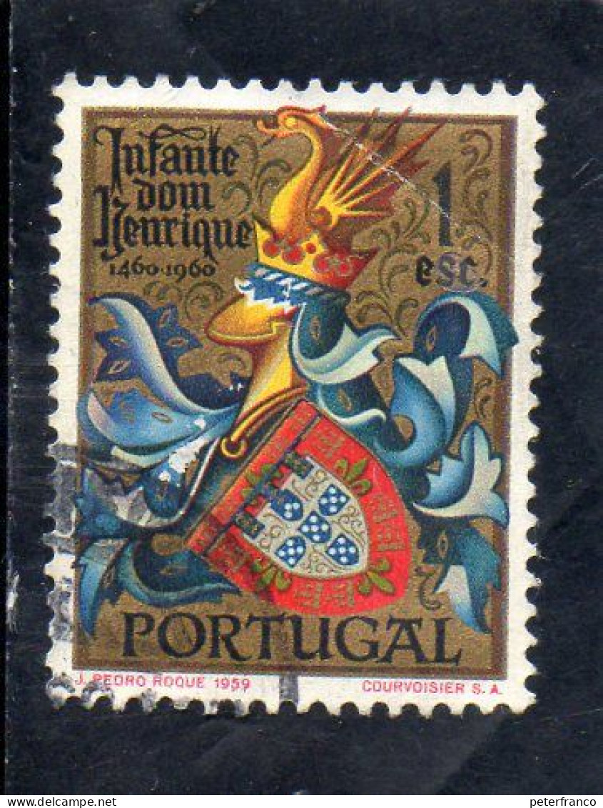 1960 Portogallo - Stemma Di Enrico Il Navigatore - Used Stamps