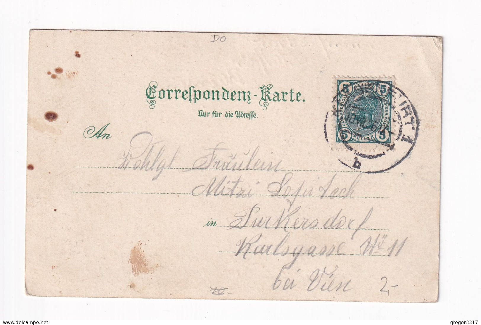 E5939) KLAGENFURT - Litho LINDWURM 1906 - Klagenfurt