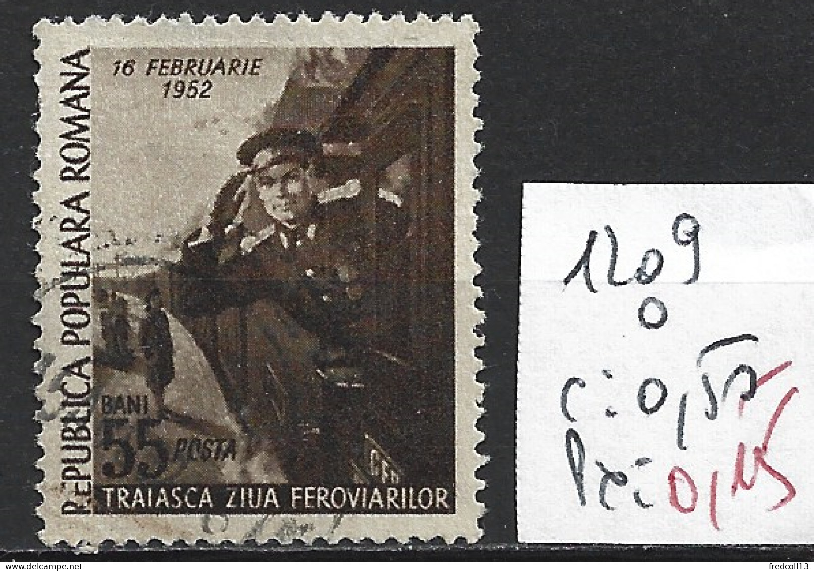 ROUMANIE 1209 Oblitéré Côte Côte 0.50 € - Used Stamps