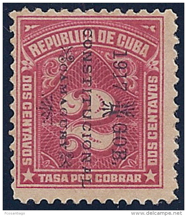 CUBA - Insurrectos Con Sobrecarga Invertida - MLH * - Kuba (1874-1898)