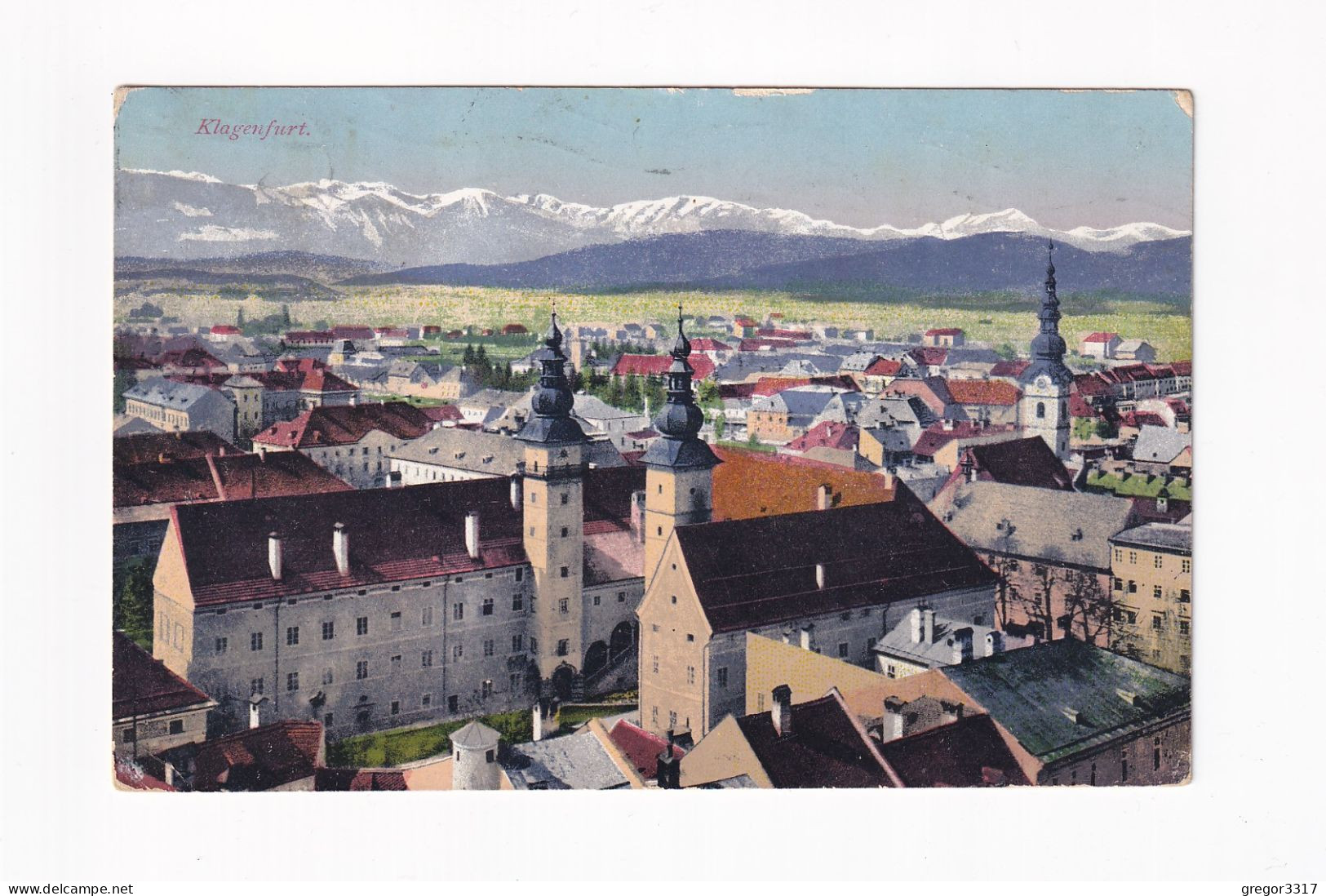 E5942) KLAGENFURT Blick über Die Dächer Und Landhaus 1913 - Klagenfurt