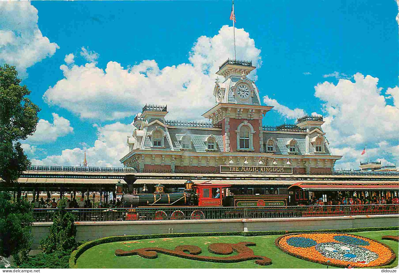 Parc D'Attractions - Walt Disney World Orlando - Steam Railroad - Gare Avec Train - CPM - Voir Scans Recto-Verso - Disneyworld