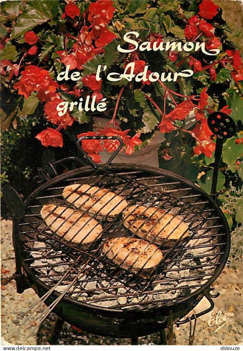 Recettes De Cuisine - Saumon De L'Adour Grillé - Carte Neuve - Gastronomie - CPM - Voir Scans Recto-Verso - Recettes (cuisine)