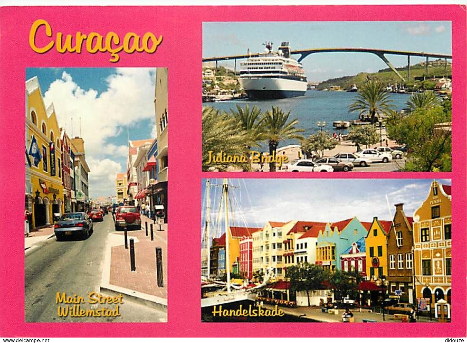 Antilles - Antilles Neérlandaises - Netherlands Antilles - Curaçao - Multivues - Bateaux - Automobiles - CPM - Voir Scan - Curaçao