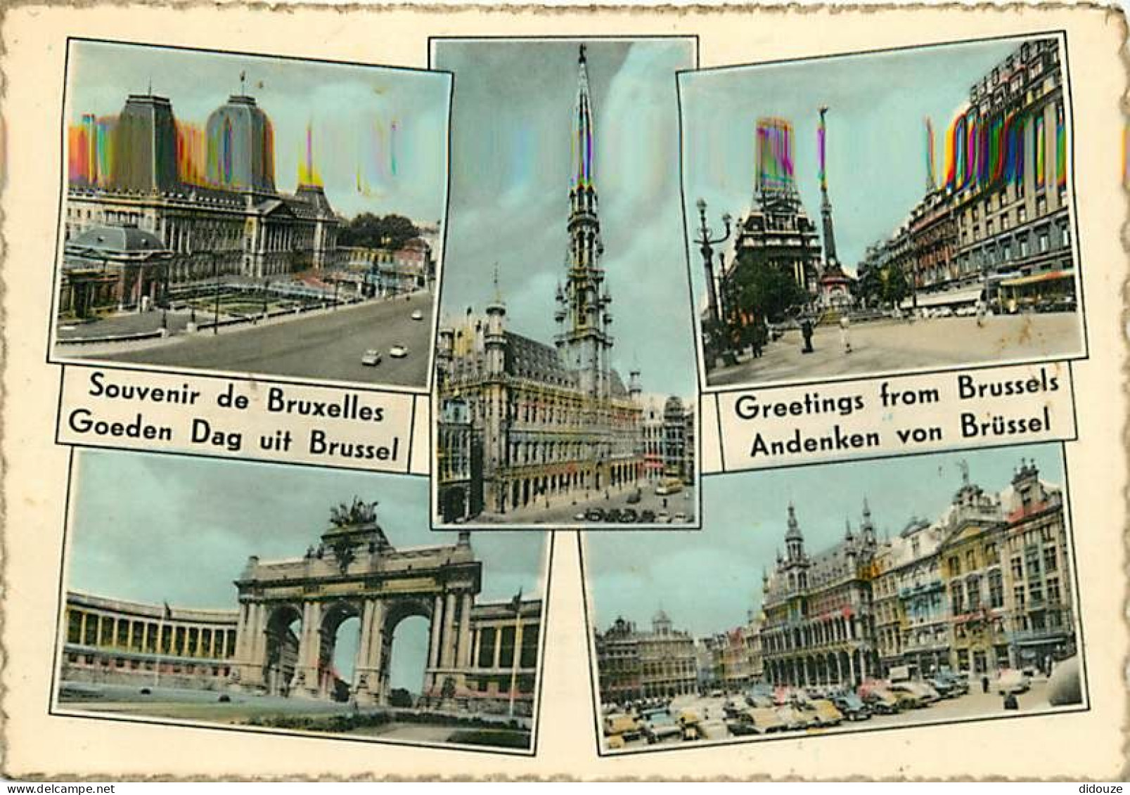 Belgique - Bruxelles - Brussel - Multivues - CPSM Format CPA - Voir Scans Recto-Verso - Mehransichten, Panoramakarten