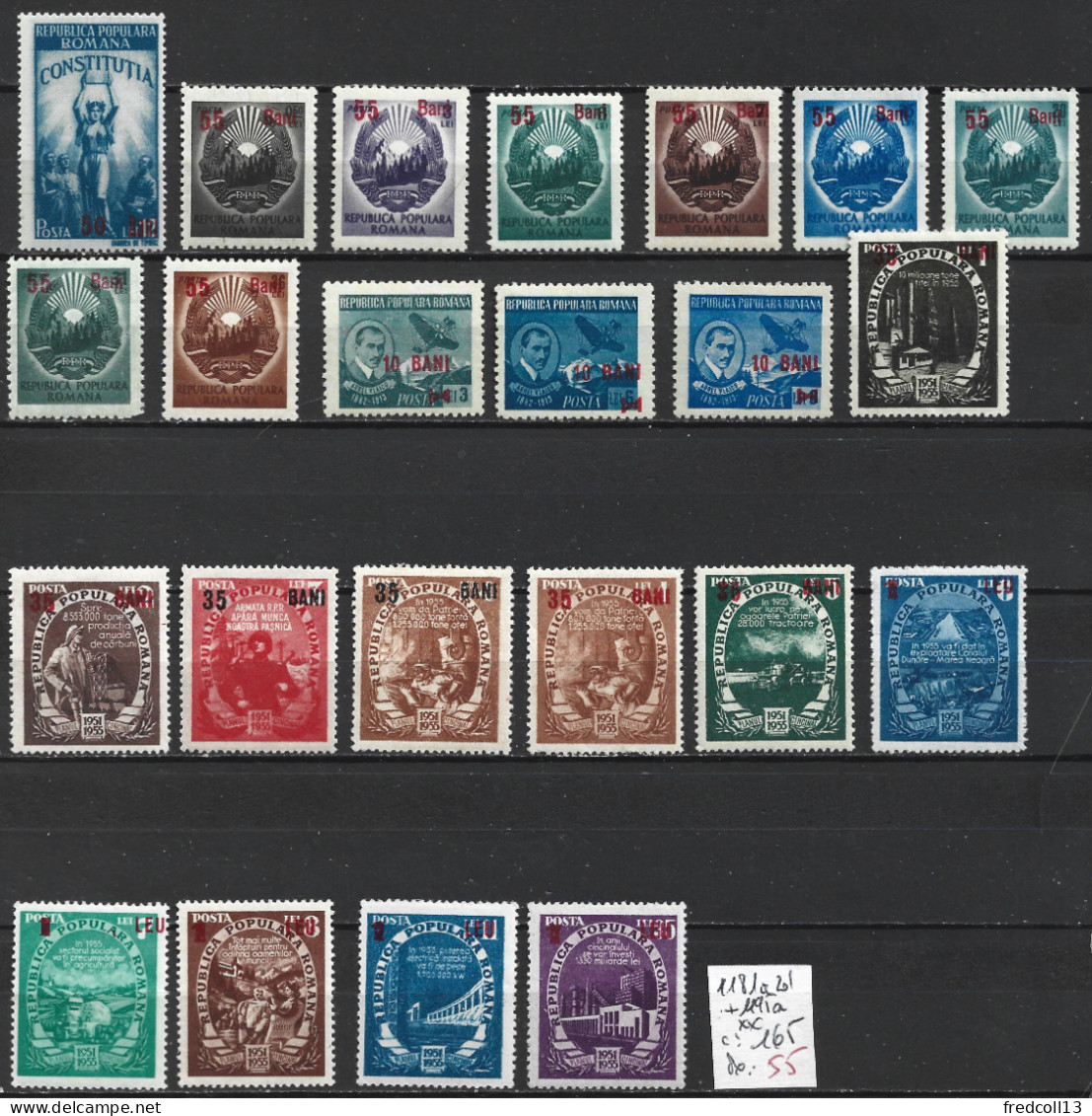 ROUMANIE 1181 à 1201 + 1195a ** Côte Côte 165 € - Unused Stamps