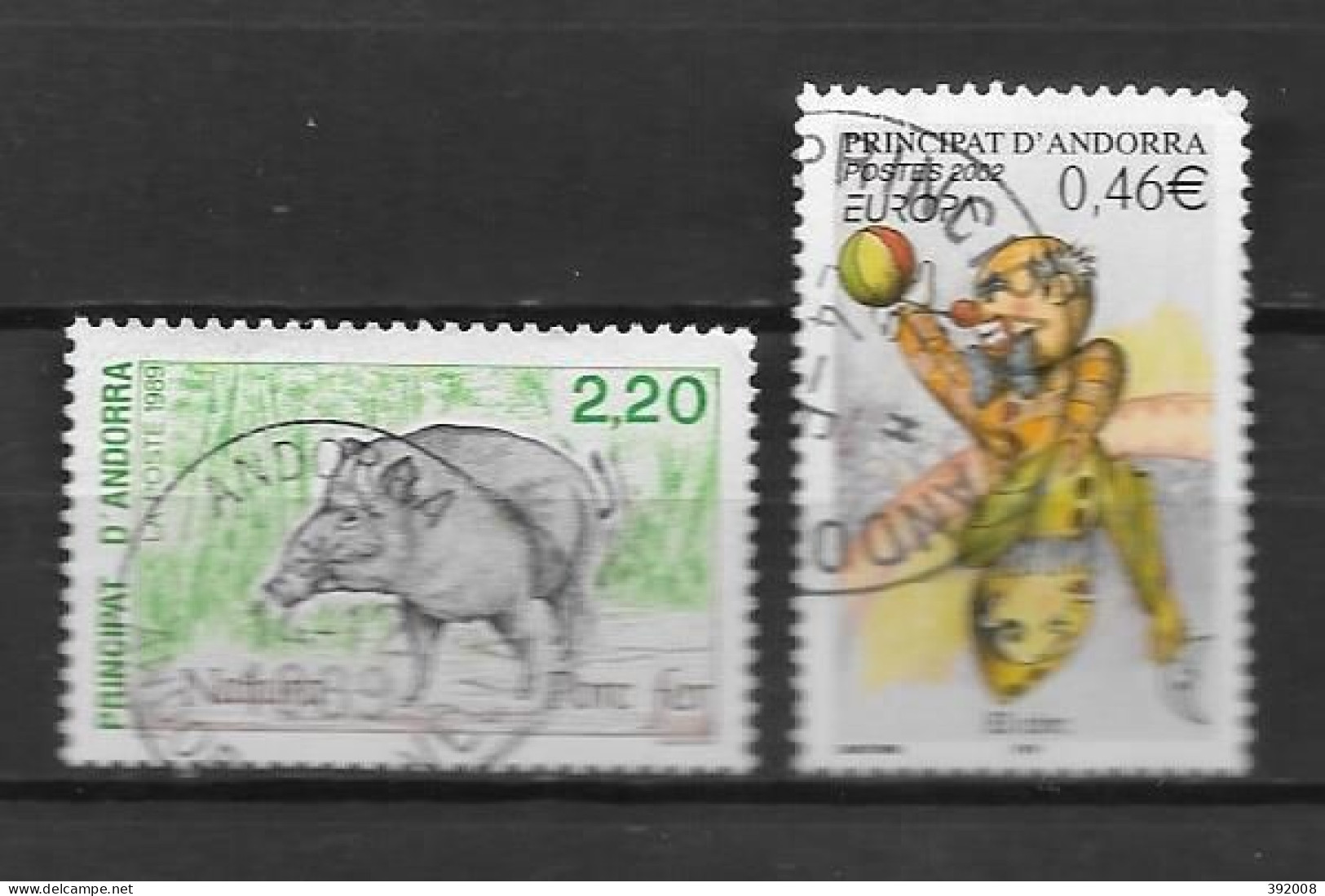 1989- 382 + 387  - Used Stamps