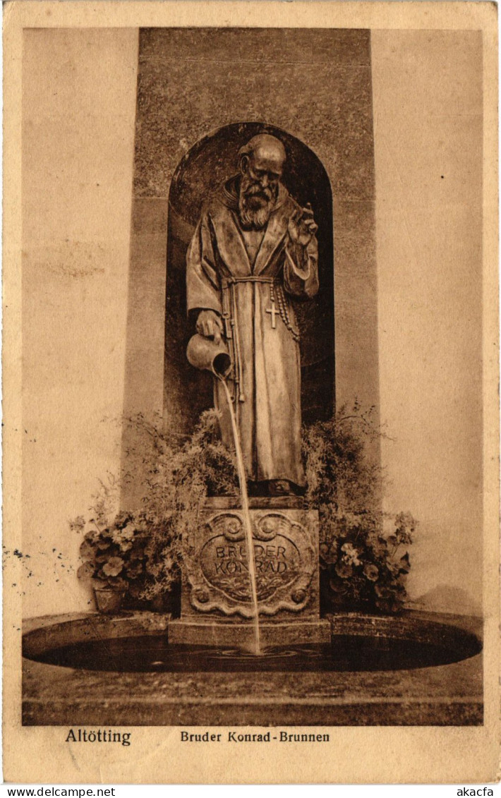 CPA AK Alttotting Bruder Konrad Brunnen GERMANY (1369978) - Altötting