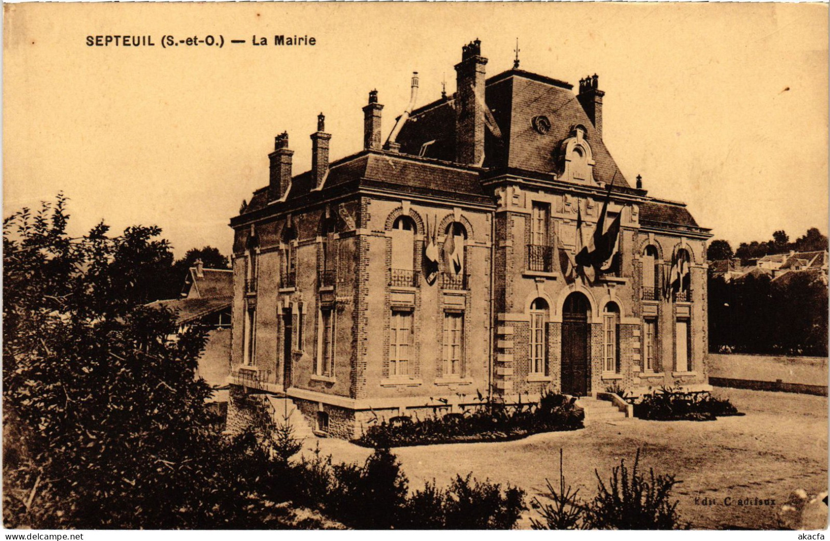 CPA SEPTEUIL Mairie (1386230) - Septeuil