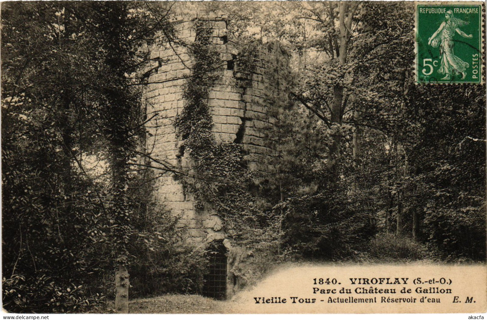 CPA VIROFLAY Parc Du Chateau De Gaillon - Vieille Tour (1386116) - Viroflay