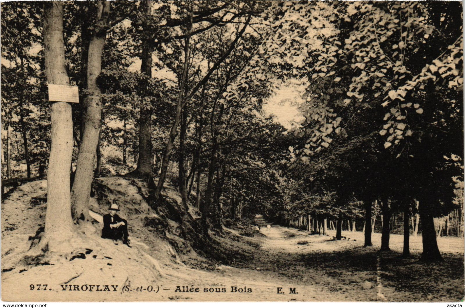 CPA VIROFLAY Allee Sous Bois (1386115) - Viroflay