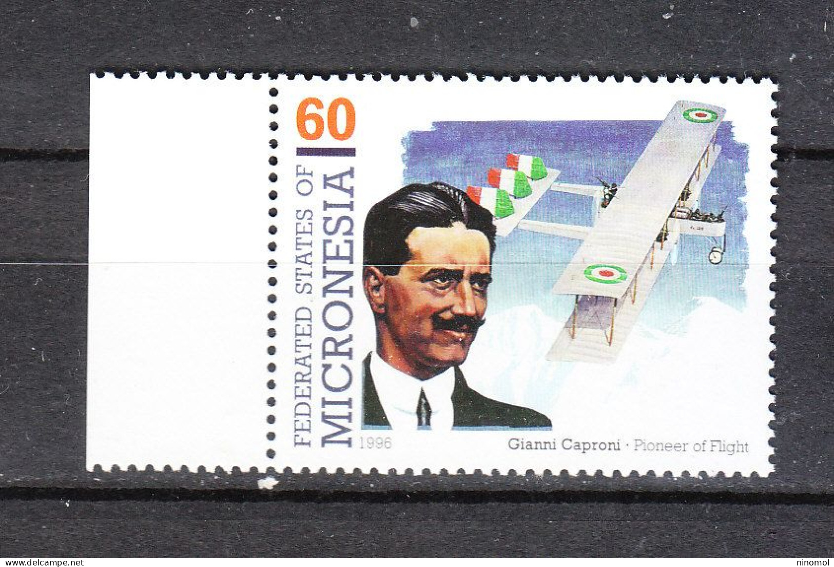 Micronesia   -  1996. Gianni Caproni E I Suoi Aerei And Its Planes. Storia Del Volo. History Of Flight  . MNH - Sonstige (Luft)