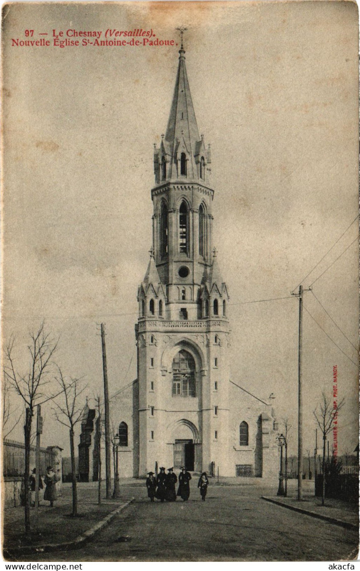 CPA LE CHESNAY Nouvelle Eglise St-Antoine-dePadoue (1386513) - Le Chesnay