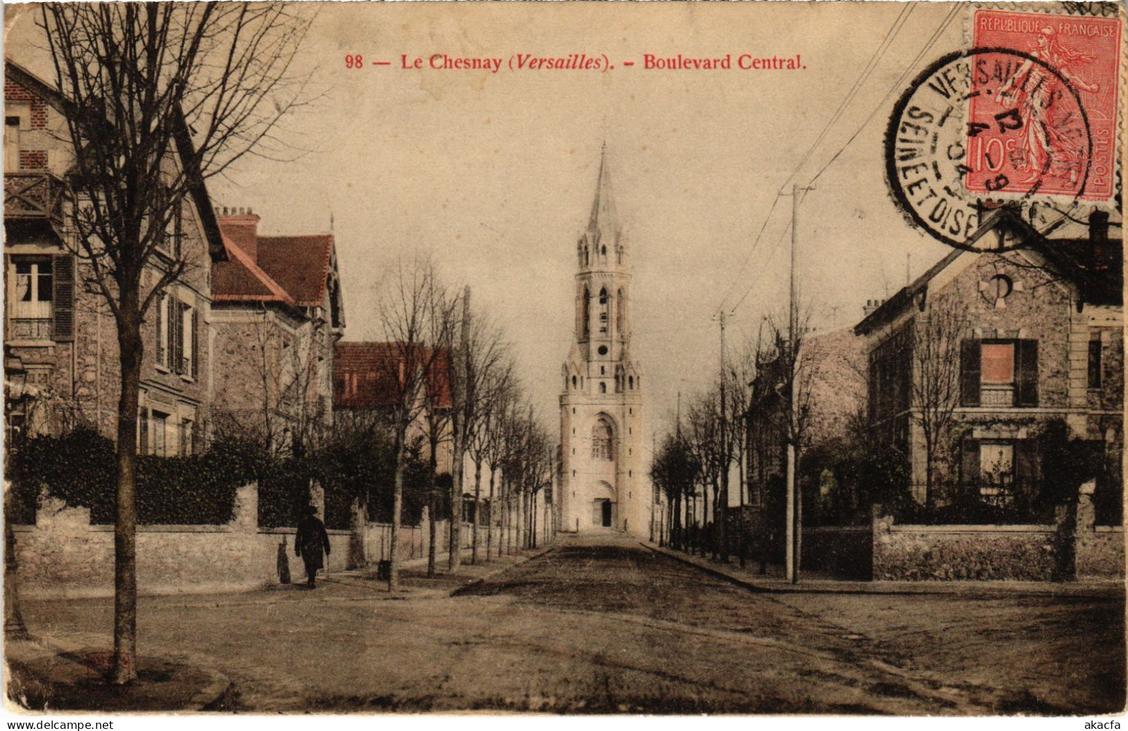 CPA LE CHESNAY VERSAILLES - Boulevard Central (1386443) - Le Chesnay