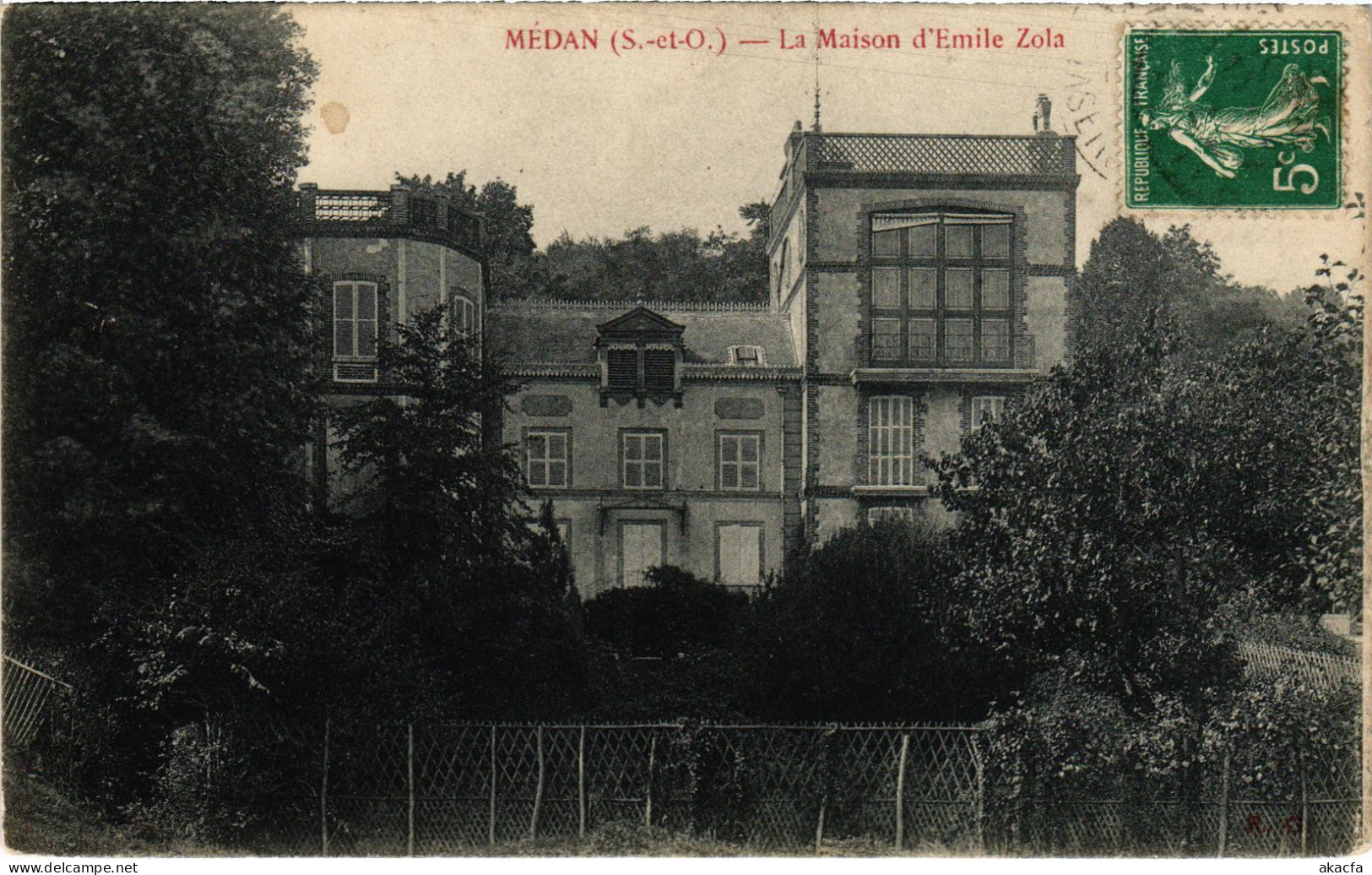 CPA MEDAN La Maison D'Emile Zola (1386391) - Medan