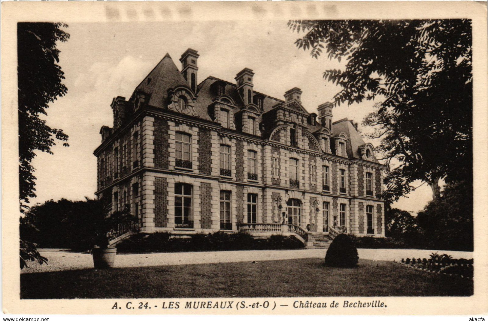 CPA LES MUREAUX Chateau De Becheville (1386381) - Les Mureaux