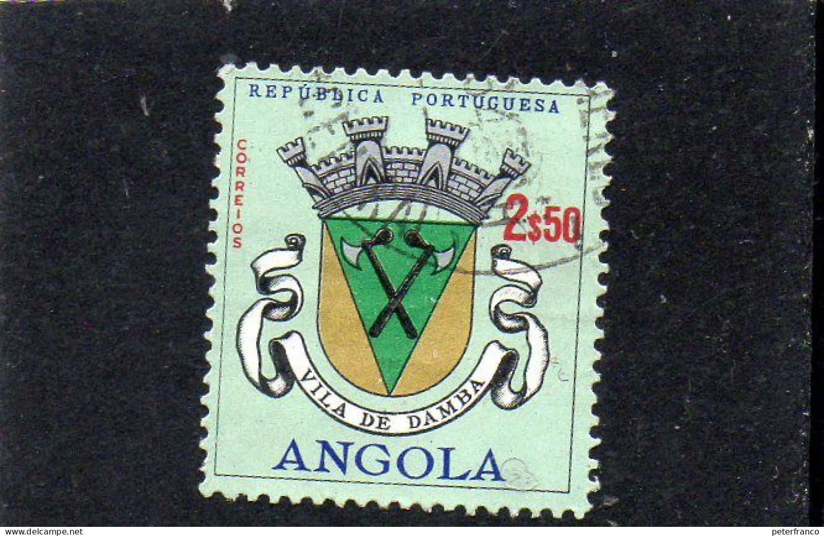 1963 Angola - Stemma Di Vila De Damba - Angola