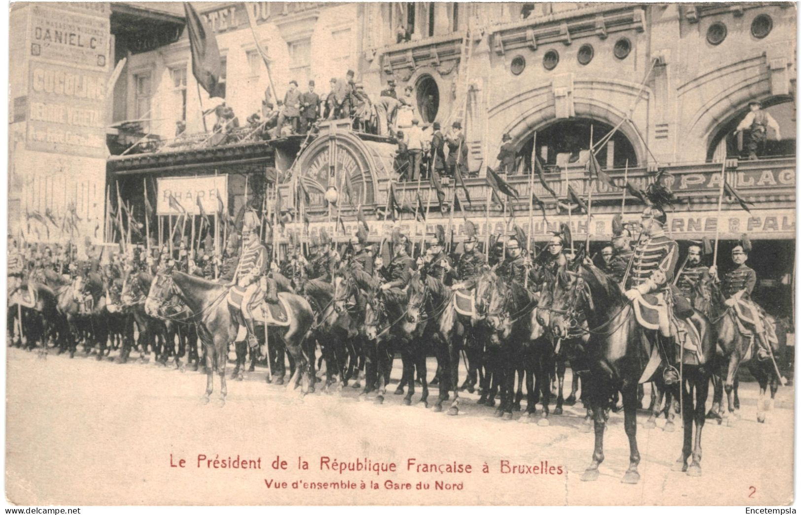 CPA Carte Postale Belgique Bruxelles Le Président De La République Française Mr Fallières VM78879 - Fêtes, événements