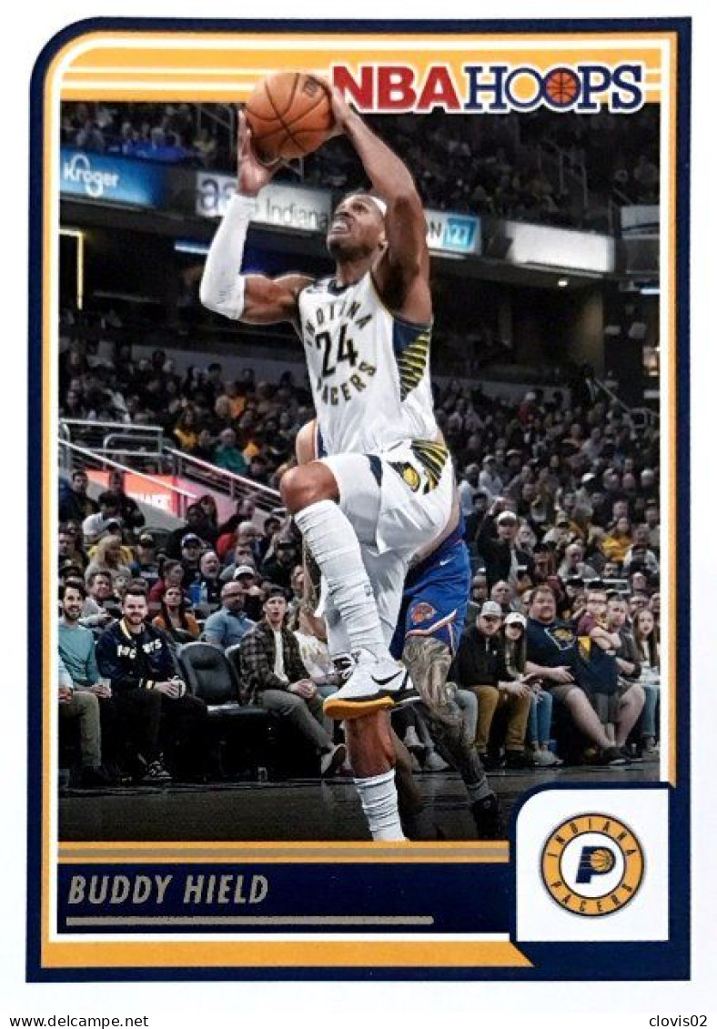 107 Buddy Hield - Indiana Pacers - Carte Panini 2023-2024 NBA Hoops Base Cards - Autres & Non Classés