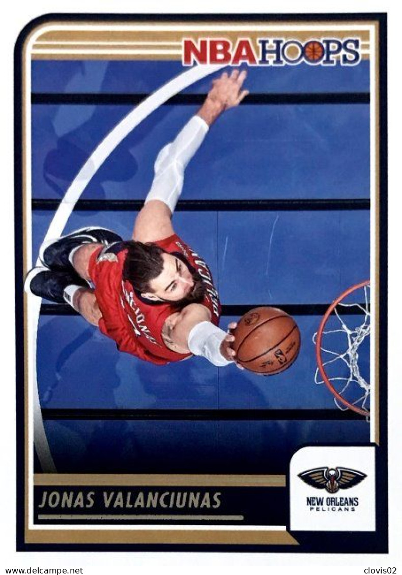 109 Jonas Valanciunas - New Orleans Pelicans - Carte Panini 2023-2024 NBA Hoops Base Cards - Other & Unclassified