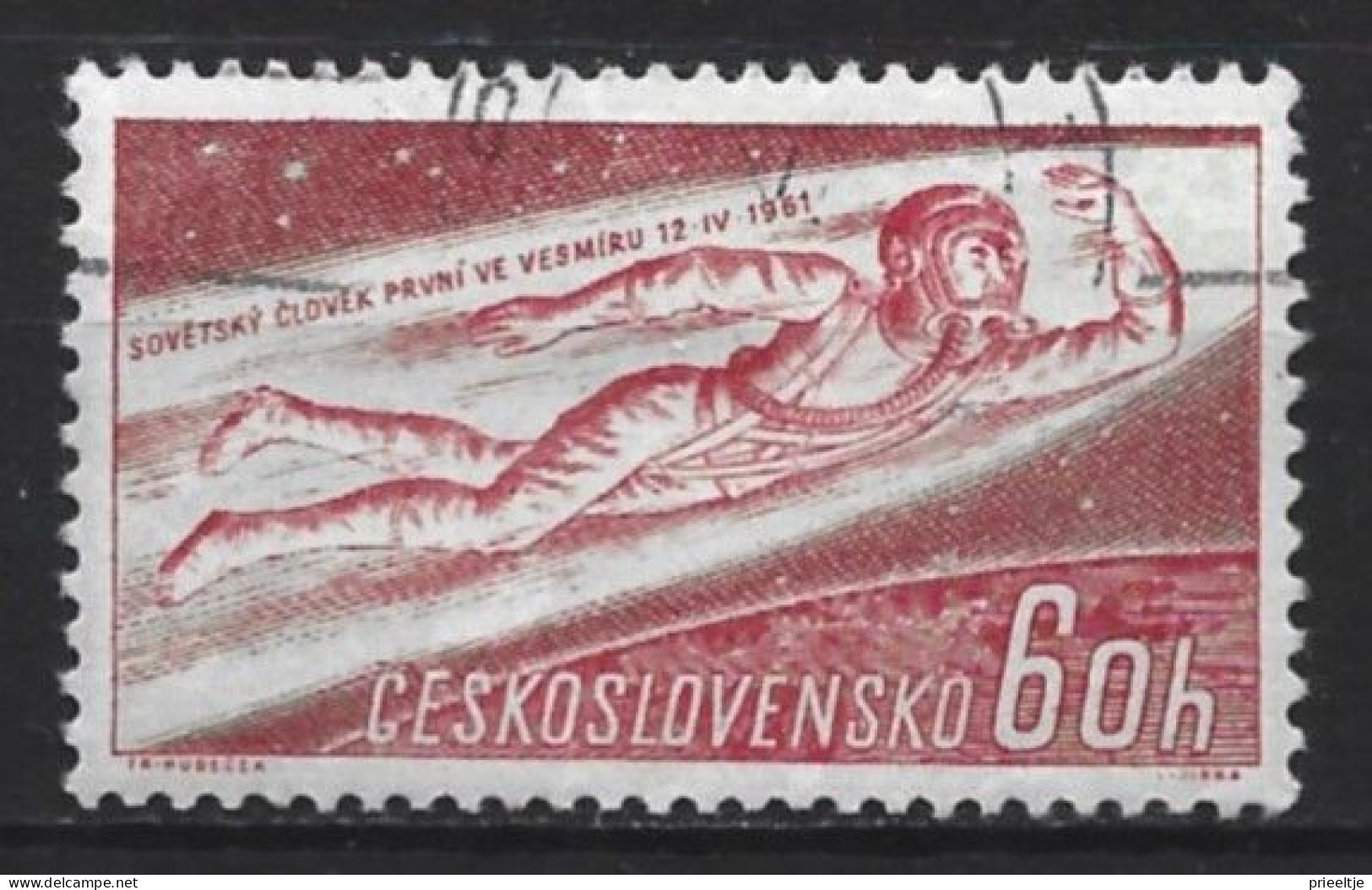 Ceskoslovensko 1961  Space  Y.T. 1145  (0) - Oblitérés