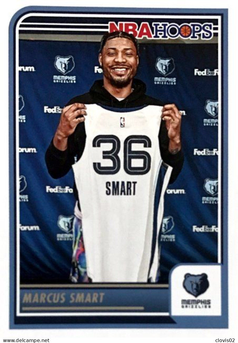 111 Marcus Smart - Memphis Grizzlies - Carte Panini 2023-2024 NBA Hoops Base Cards - Sonstige & Ohne Zuordnung