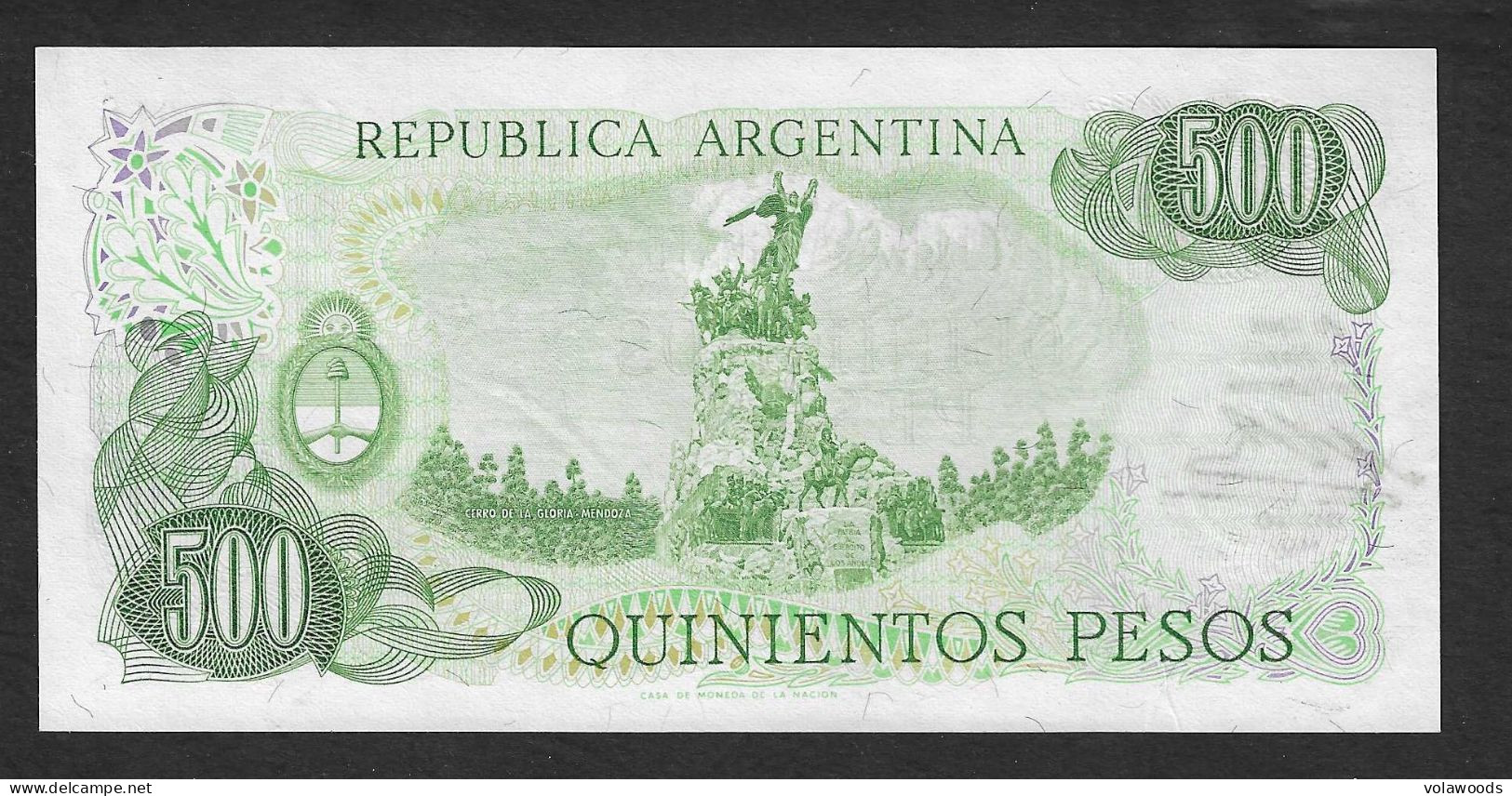 Argentina - Banconota Non Circolata FdS UNC Da 500 Pesos Con Firma Di MARADONA P-303A.3 - 1979 #19 - Argentina