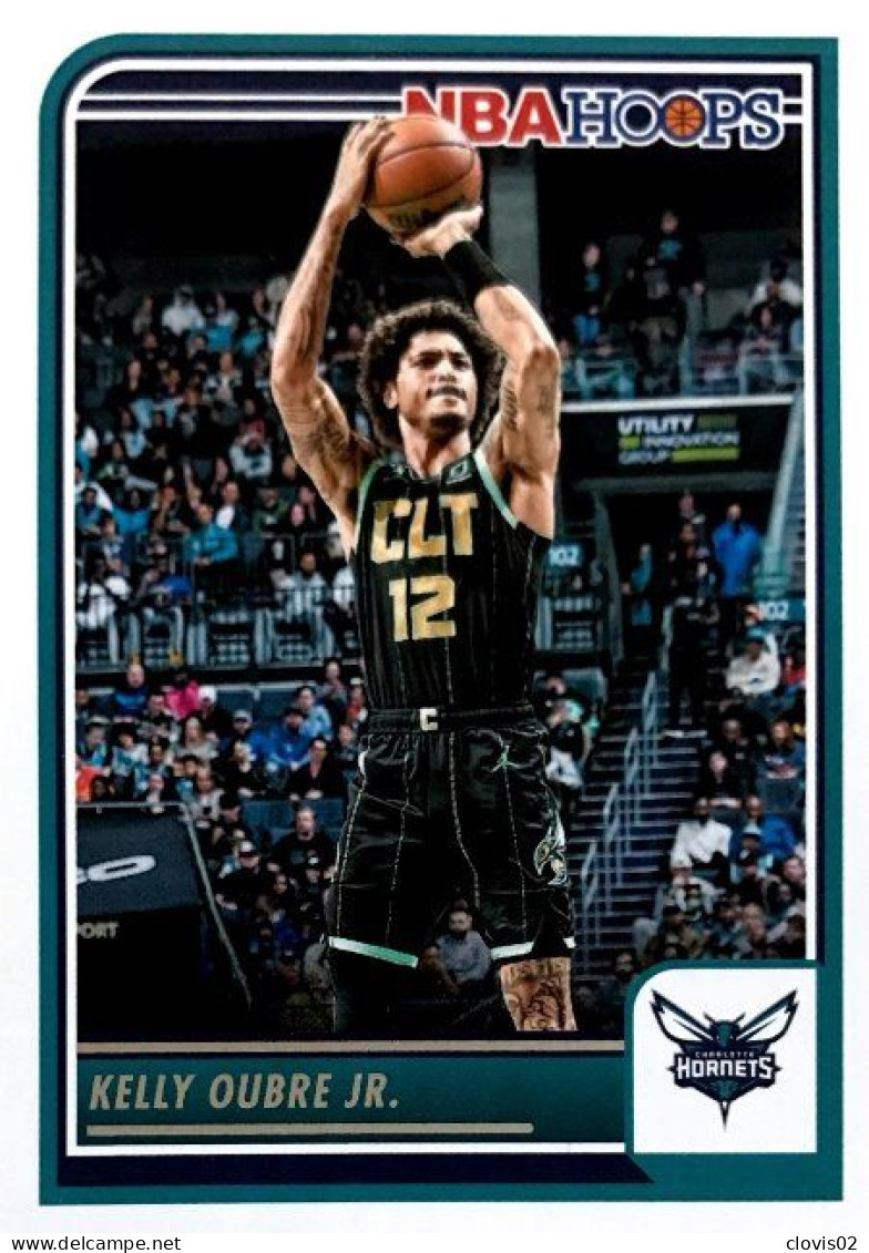 114 Kelly Oubre Jr. - Charlotte Hornets - Carte Panini 2023-2024 NBA Hoops Base Cards - Other & Unclassified