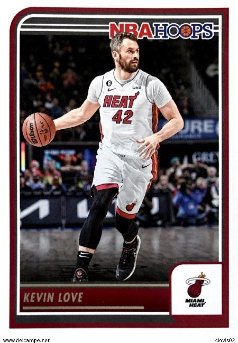 115 Kevin Love - Miami Heat - Carte Panini 2023-2024 NBA Hoops Base Cards - Otros & Sin Clasificación