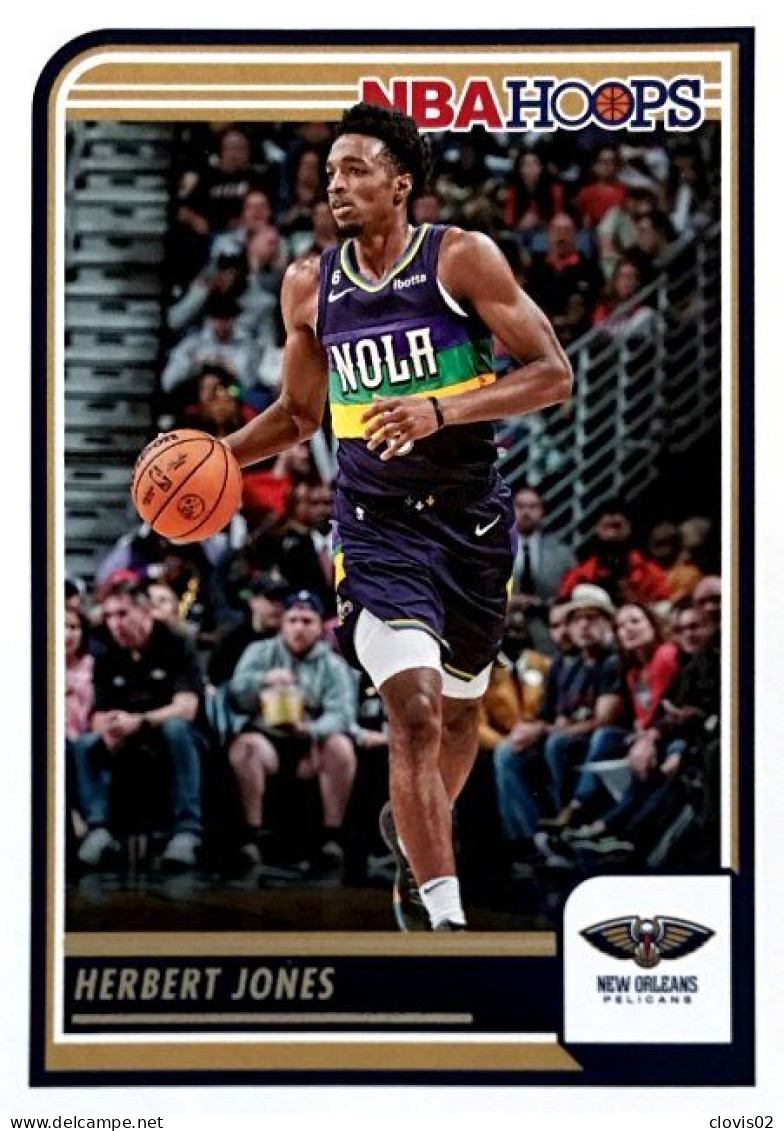 118 Herbert Jones - New Orleans Pelicans - Carte Panini 2023-2024 NBA Hoops Base Cards - Autres & Non Classés