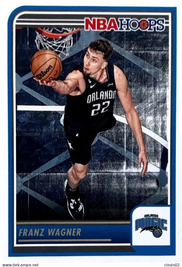 122 Franz Wagner - Orlando Magic - Carte Panini 2023-2024 NBA Hoops Base Cards - Other & Unclassified