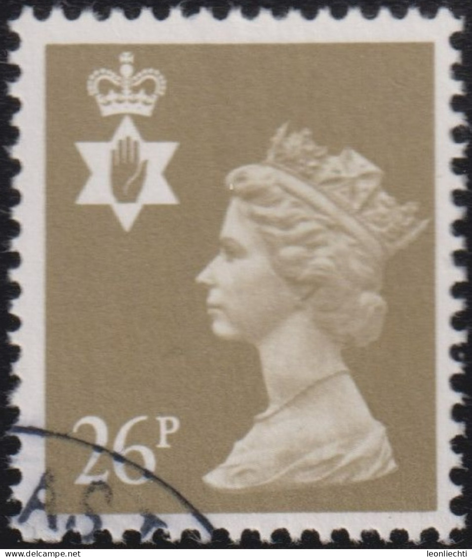 1990 Nordirland° Mi:GB-NI 57, Sn:GB-NI MH48, Yt:GB 1506, Sg:GB NI61, AFA:GB 1436, Un:GB 1505, Queen Elizabeth II - Nordirland