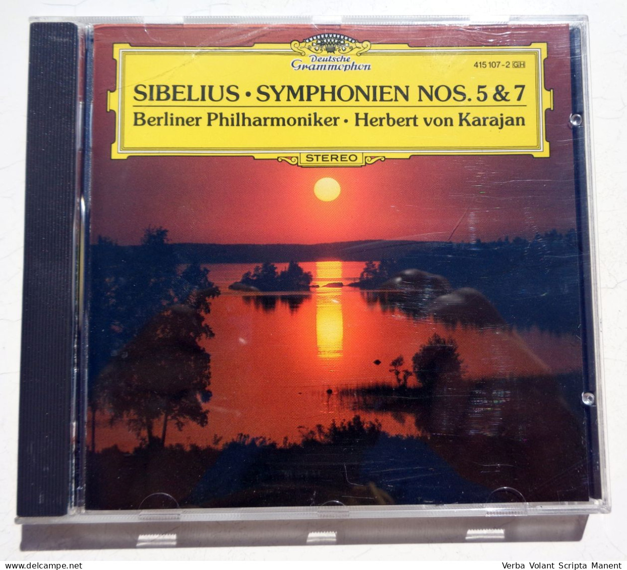 Q-1005 * SIBELIUS - SYMPHONIEN NOS. 5 & 7 - BERLINER PHILHARMONIKER, VON KARAJAN - DEUTSCHE GRAMMOPHON, 4151072 - Classique