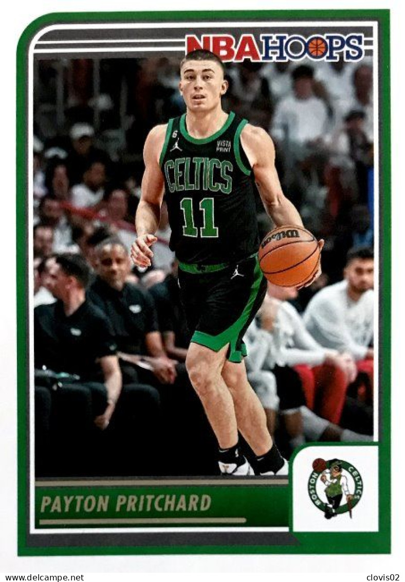 133 Payton Pritchard - Boston Celtics - Carte Panini 2023-2024 NBA Hoops Base Cards - Autres & Non Classés