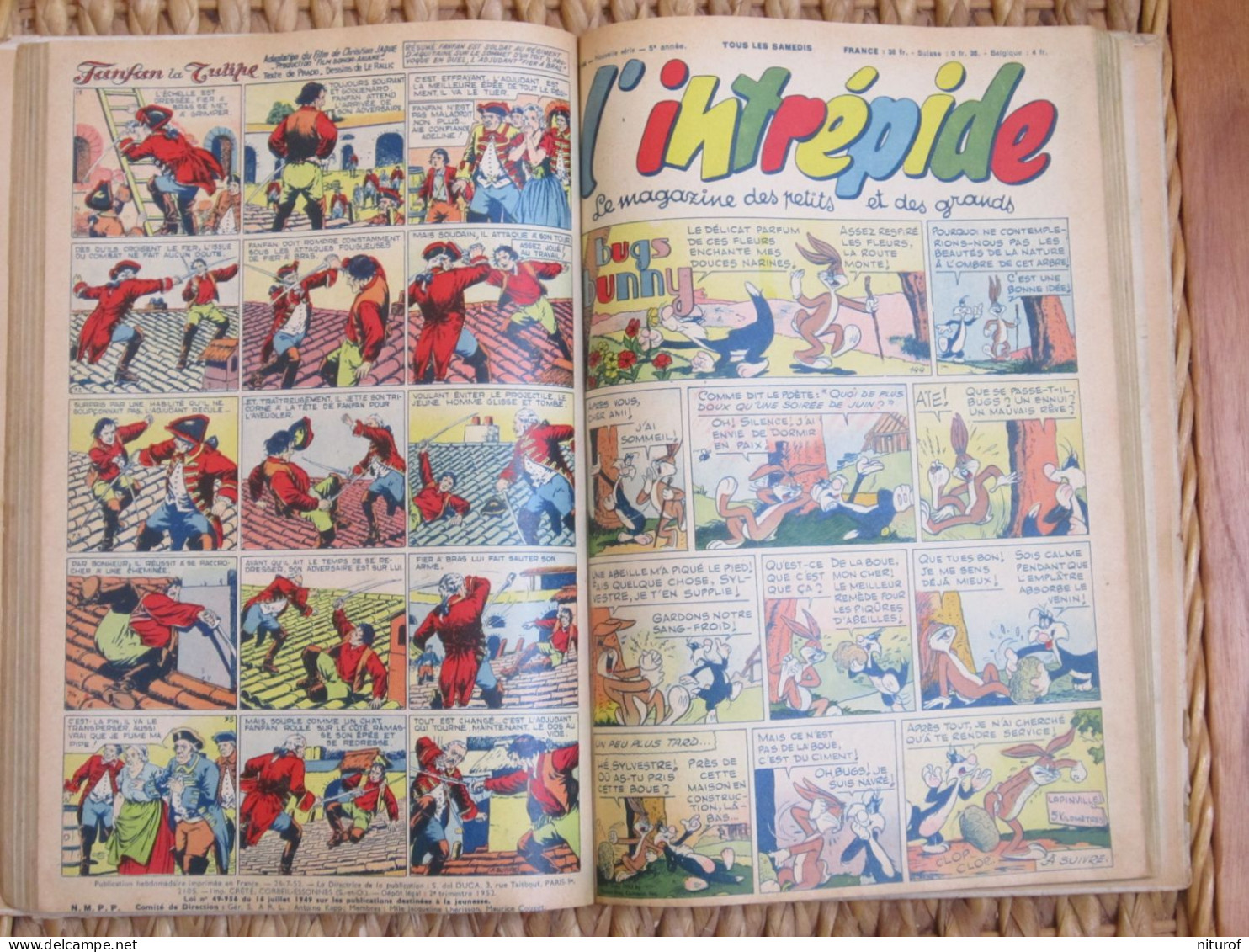 L'INTREPIDE Album N°13 De 1952 - - L'Intrépide