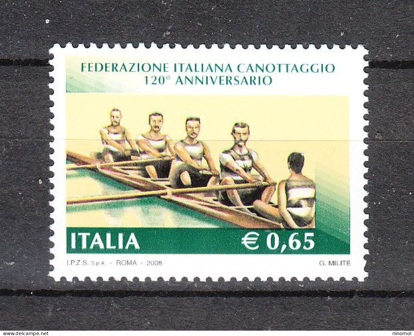 Italia  - 2008. Canottaggio. Rowing.. MNH - Canottaggio
