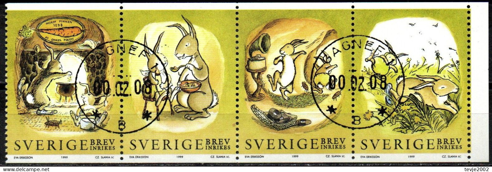 Schweden 1999 - Mi.Nr. 2089 - 2092 - Gestempelt Used - Used Stamps