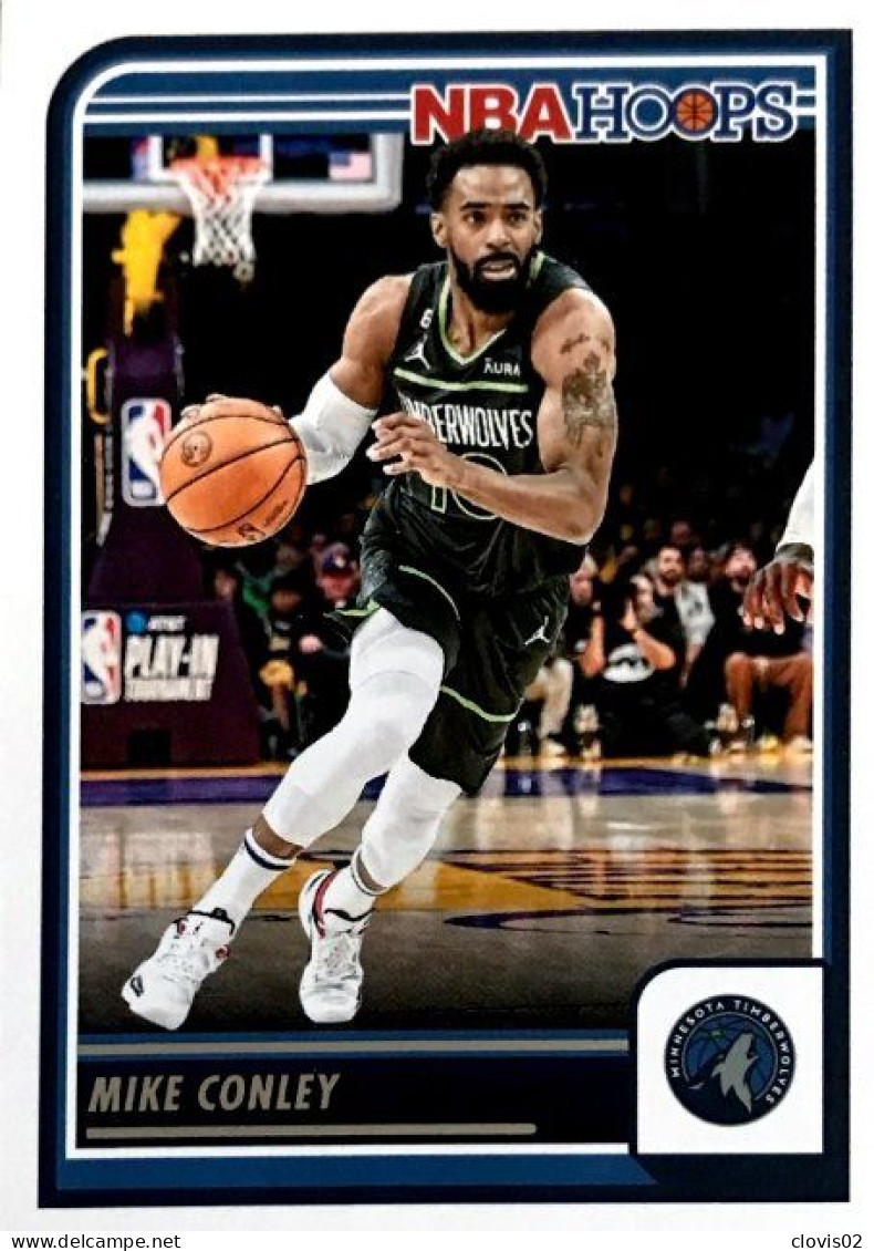 159 Mike Conley - Minnesota Timberwolves - Carte Panini 2023-2024 NBA Hoops Base Cards - Sonstige & Ohne Zuordnung