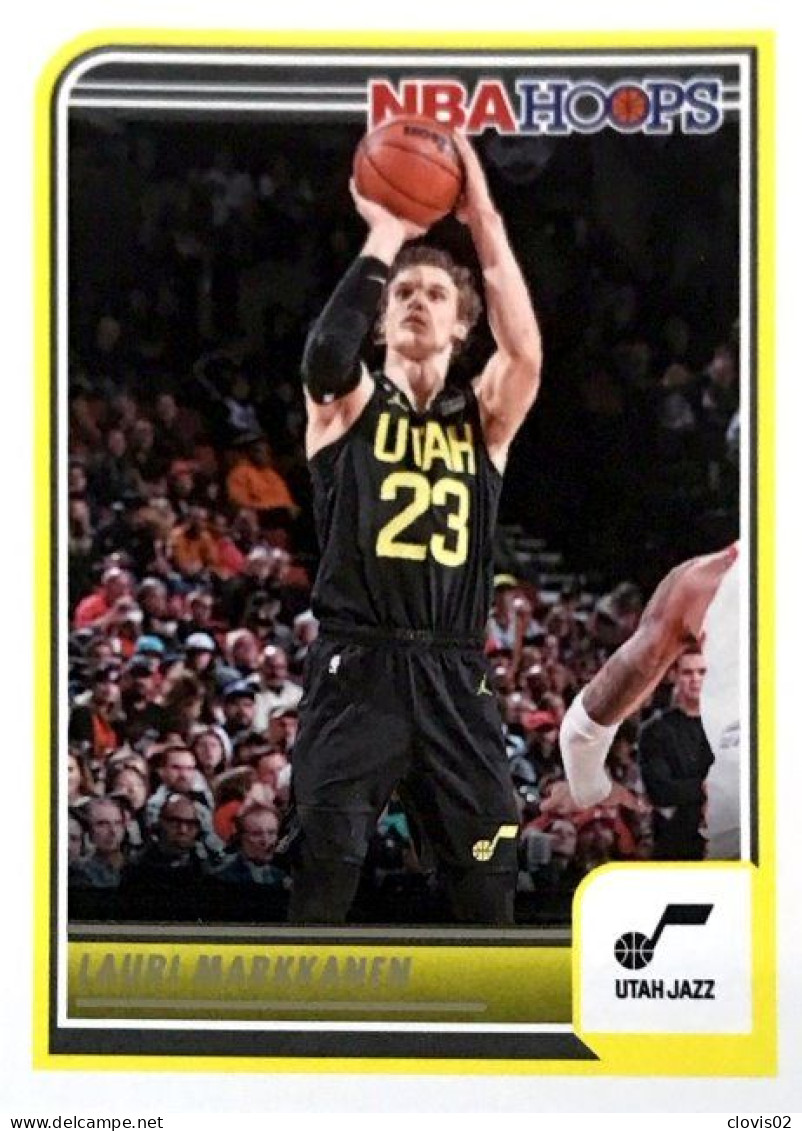 162 Lauri Markkanen - Utah Jazz - Carte Panini 2023-2024 NBA Hoops Base Cards - Autres & Non Classés