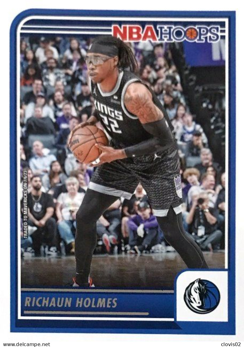 163 Richaun Holmes - Dallas Mavericks - Carte Panini 2023-2024 NBA Hoops Base Cards - Altri & Non Classificati