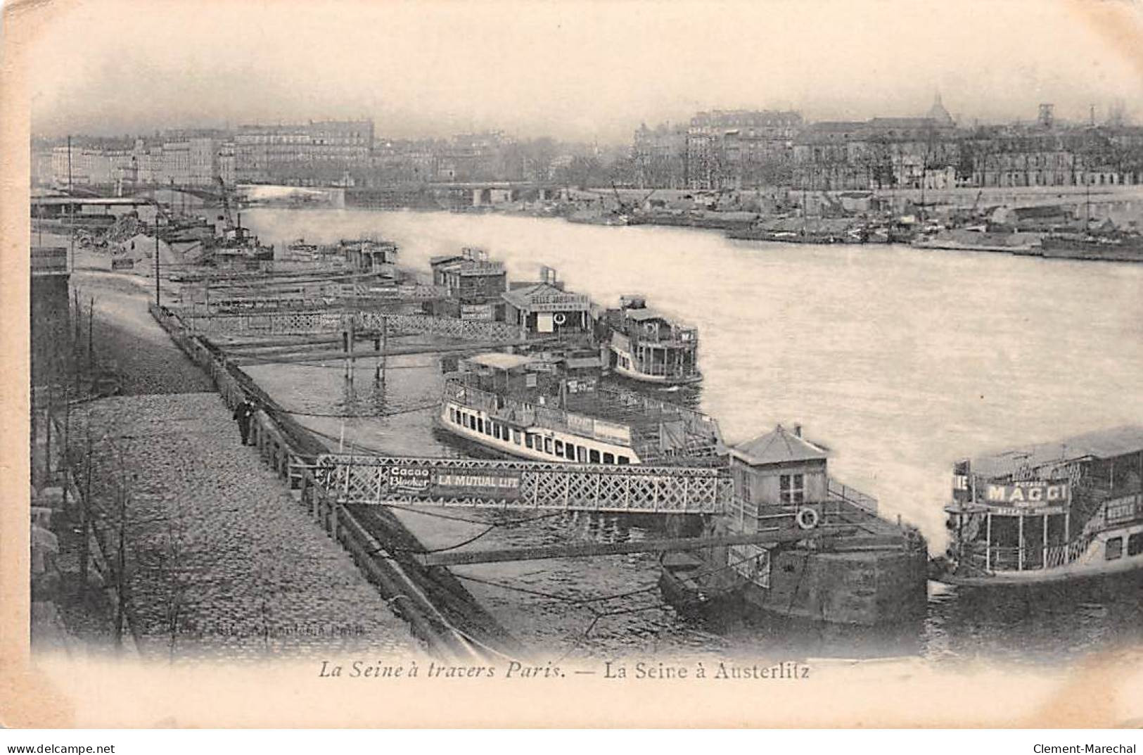 PARIS - La Seine à Travers Paris - La Seine à Austerlitz - Très Bon état - La Seine Et Ses Bords